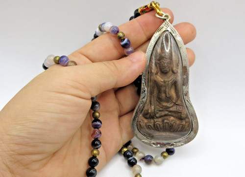 Collana con ciondolo buddha - collana,